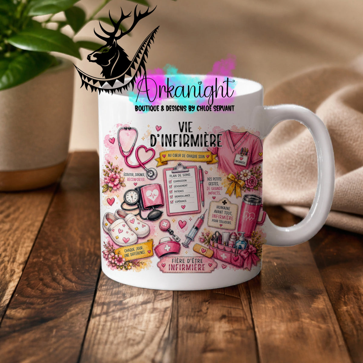 Numérique - Tasse en céramique - Collection Occupation & Passion ♡ Vie d'infirmière-02