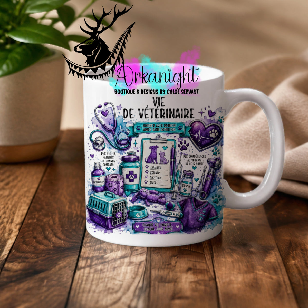 Numérique - Tasse en céramique - Collection Occupation & Passion ♡ Vie de Vétérinaire