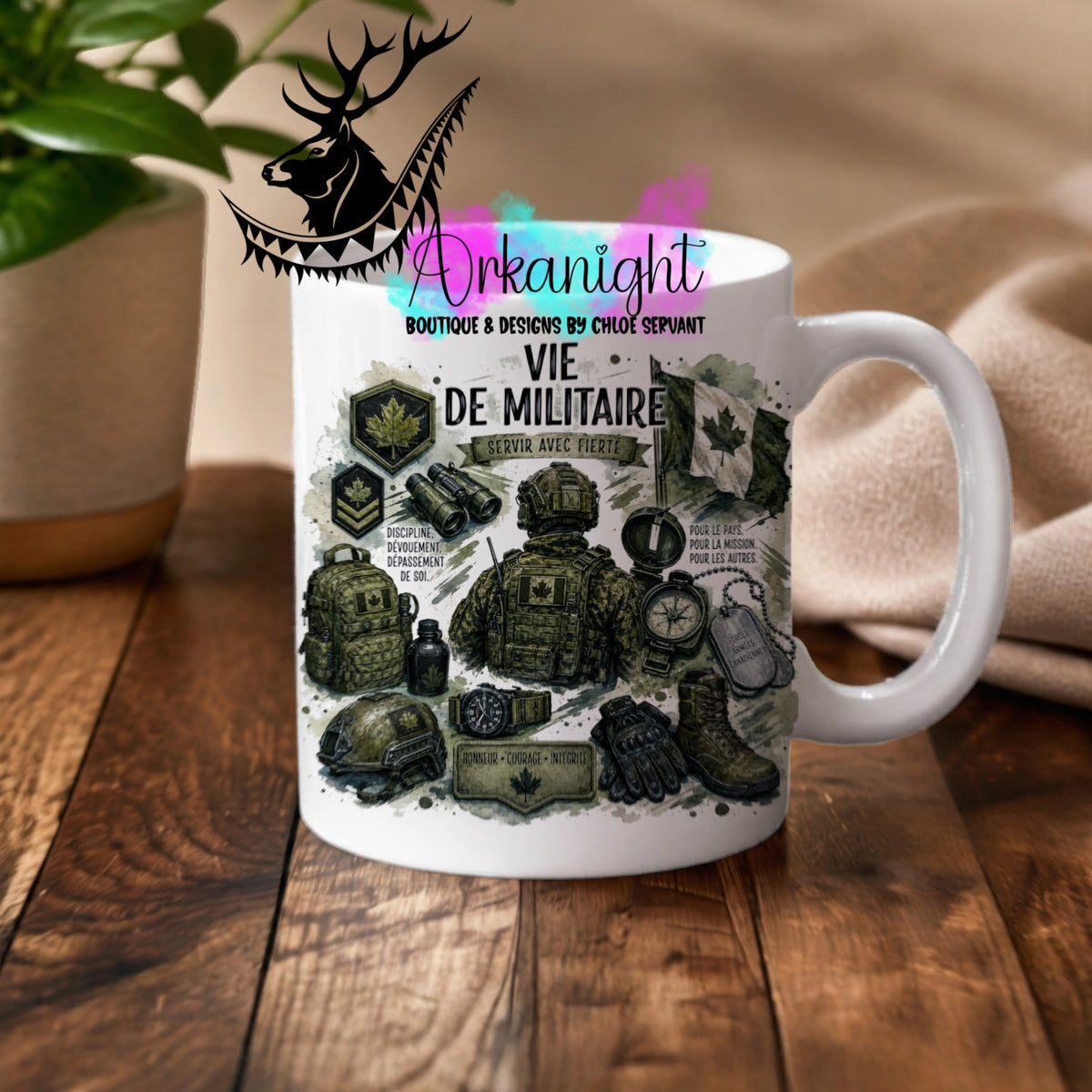 Numérique - Tasse en céramique - Collection Occupation & Passion ♡ Vie de Militaire