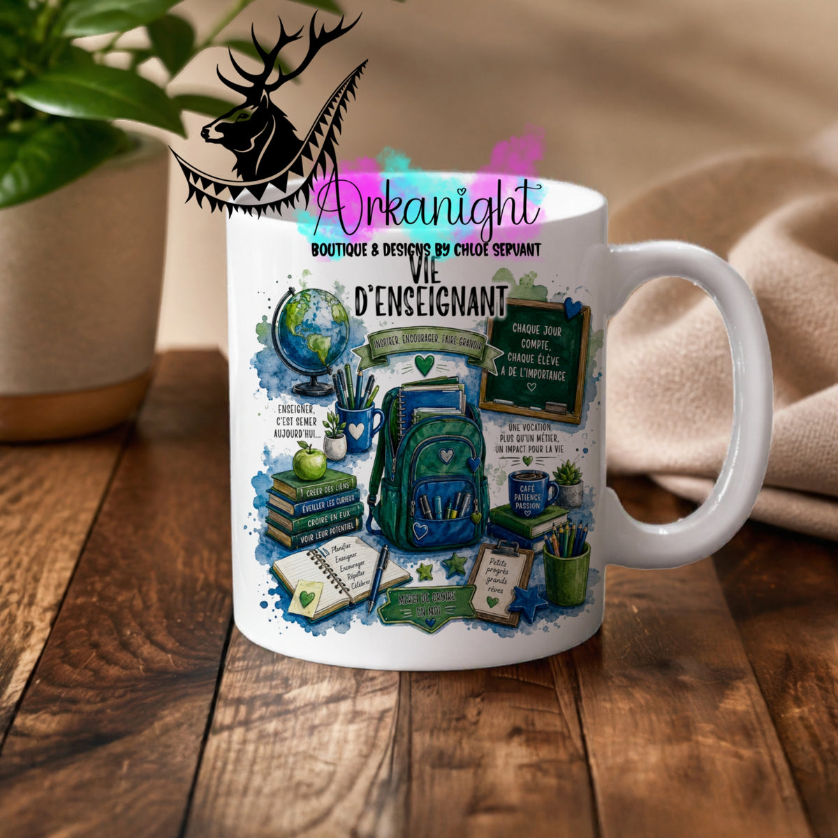 Numérique - Tasse en céramique - Collection Occupation & Passion ♡ Vie d'enseignant
