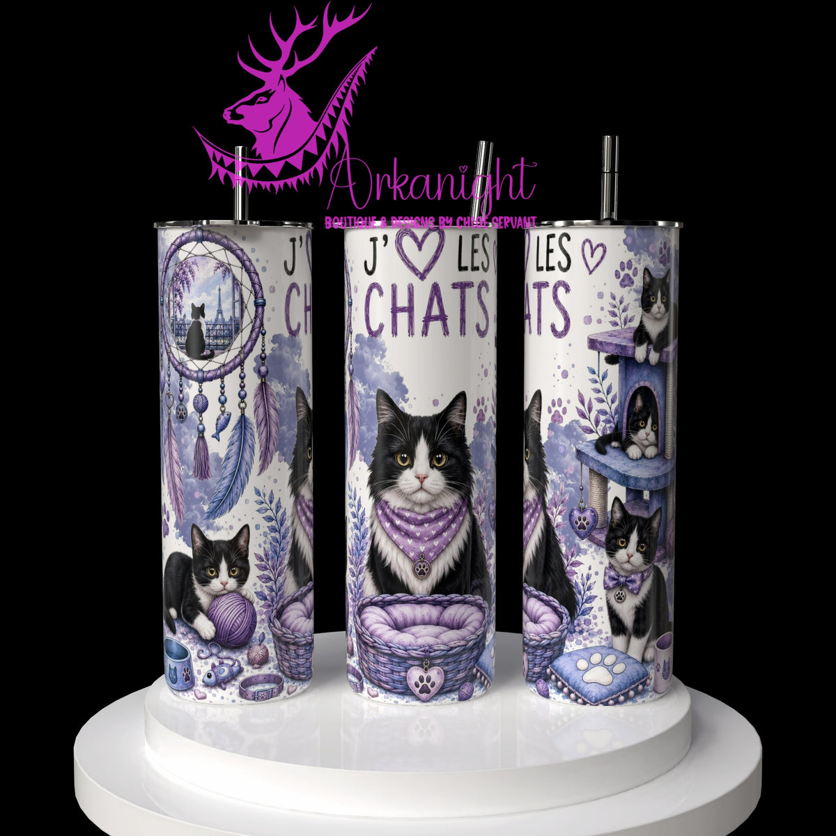 Numérique ♡Collection Boho 2026 ♡ Chats ♡ Noir & Blanc