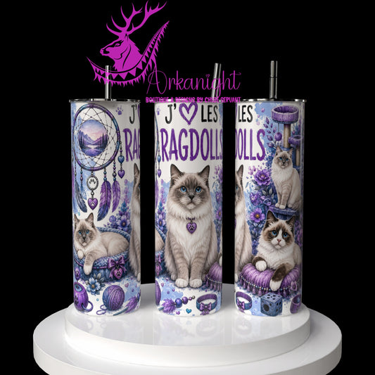Gourde sur commande ♡ Collection Boho 2026 ♡ Chats ♡ Ragdolls