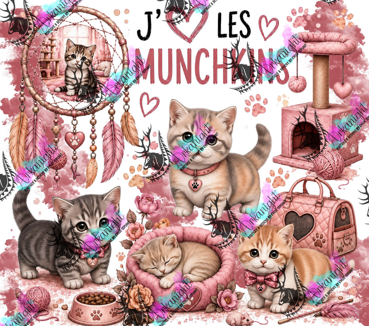 Numérique ♡Collection Boho 2026 ♡ Chats ♡ Munchkins
