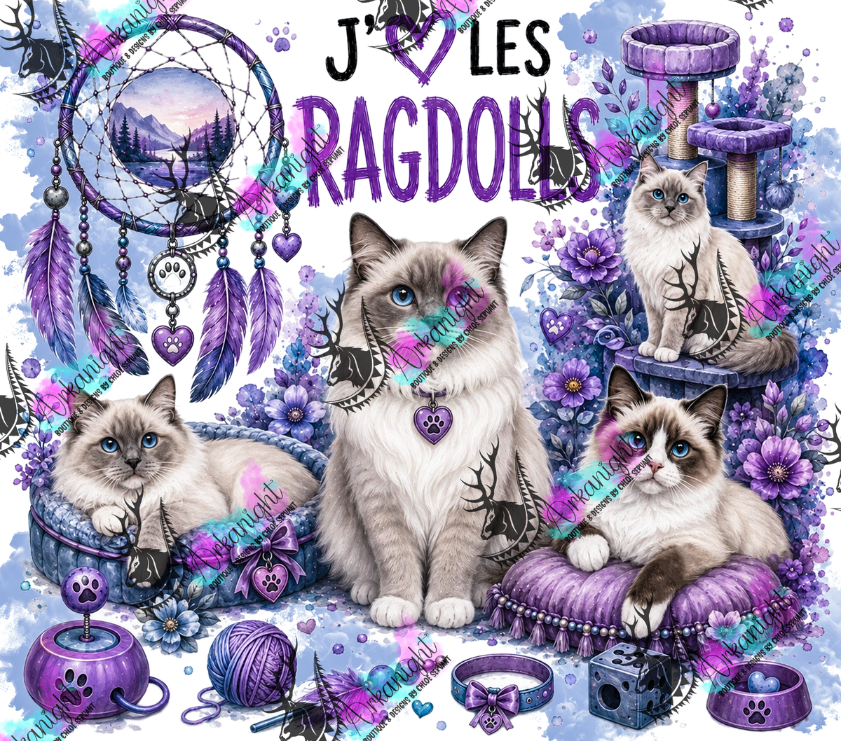 Numérique ♡Collection Boho 2026 ♡ Chats ♡ Ragdolls