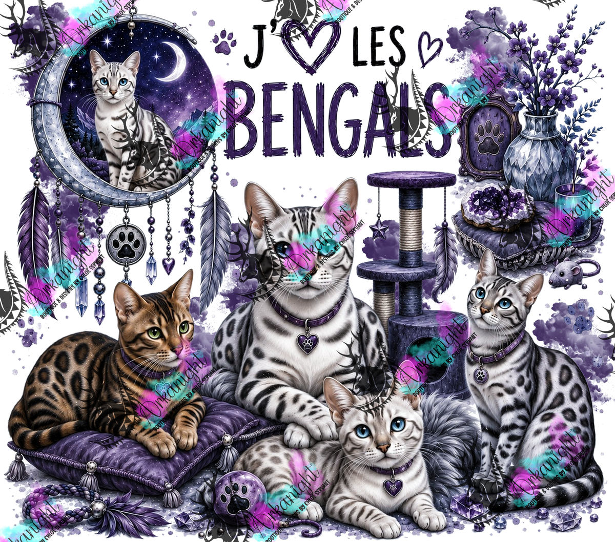 Numérique ♡Collection Boho 2026 ♡ Chats ♡ Bengals