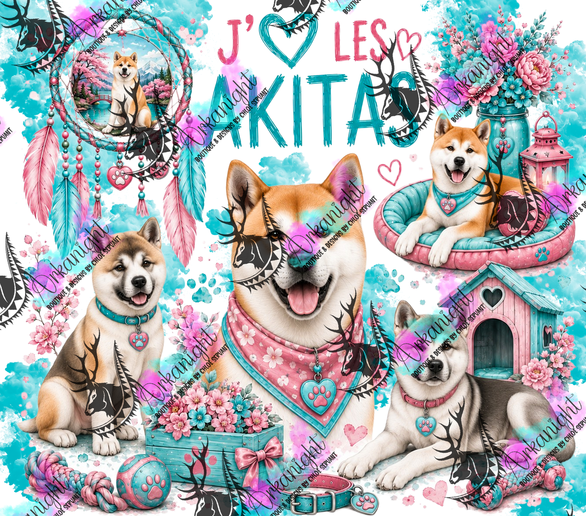 Numérique ♡Collection Boho 2026 ♡ Chiens ♡ Akitas