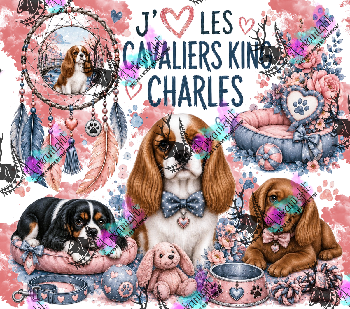 Numérique ♡Collection Boho 2026 ♡ Chiens ♡ Cavaliers King 3