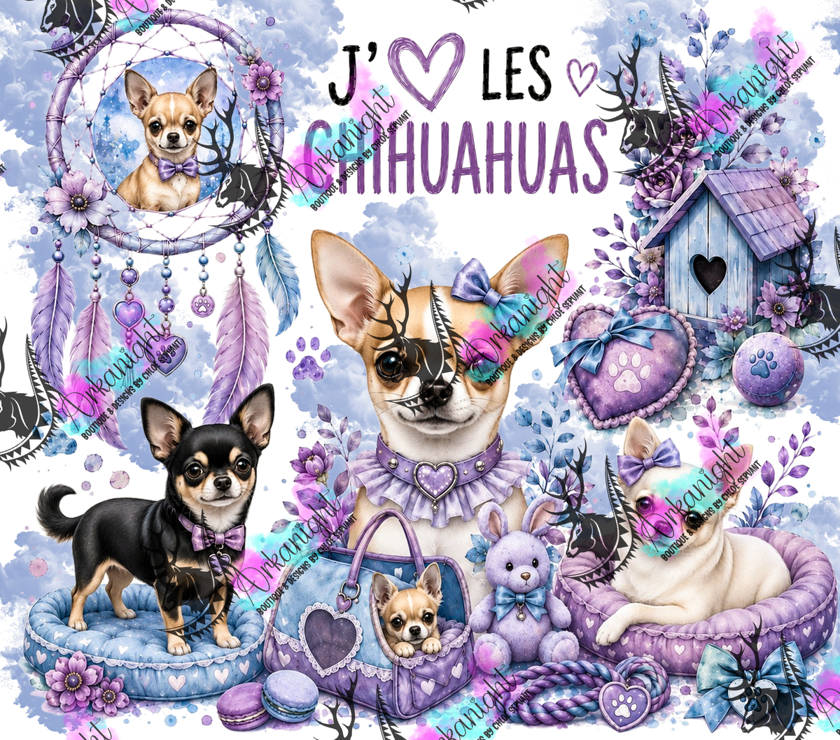 Numérique ♡Collection Boho 2026 ♡ Chiens ♡ Chihuahua