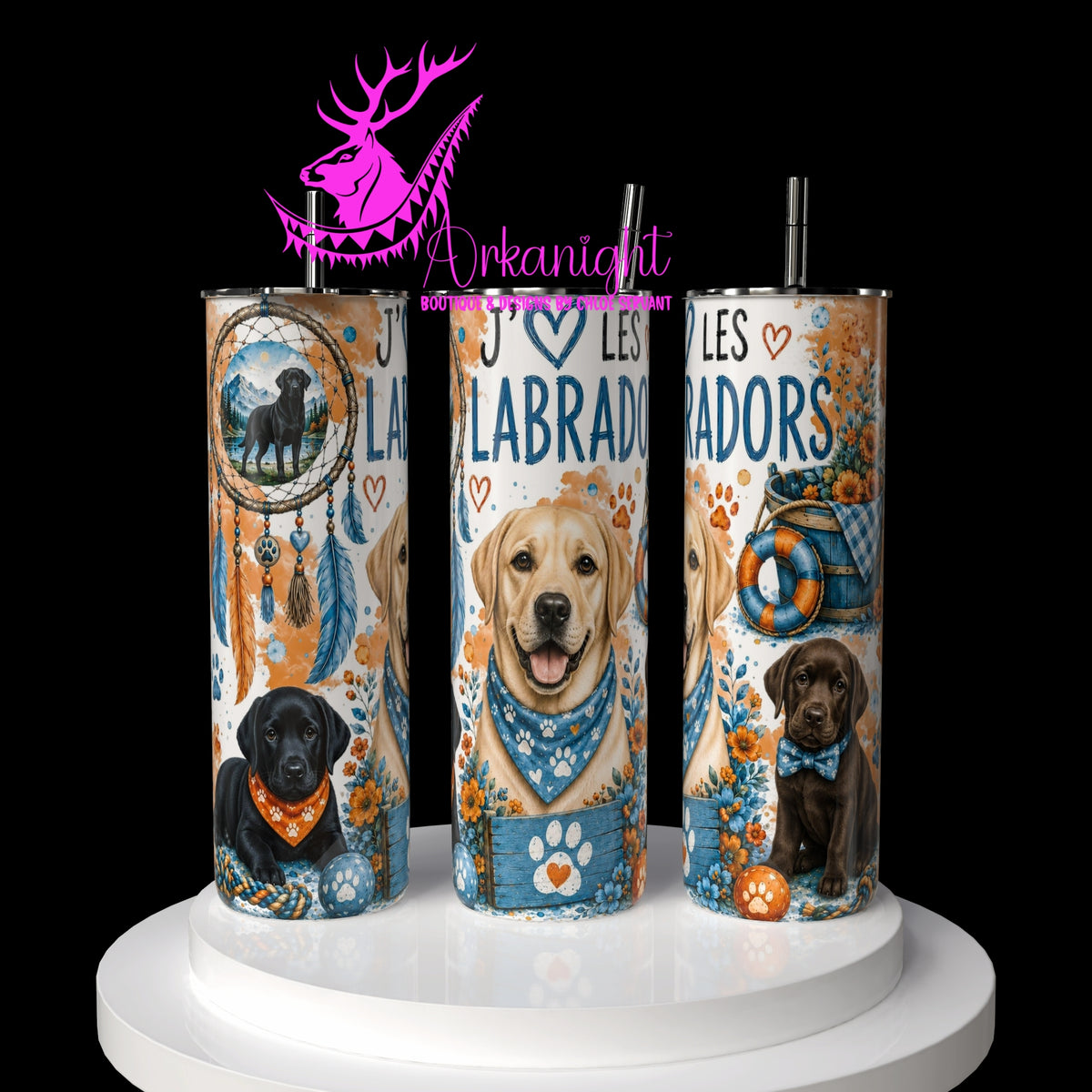 Gourde sur commande ♡ Collection Boho 2026 ♡ Chiens ♡ Labradors