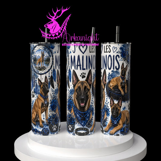 Gourde sur commande ♡ Collection Boho 2026 ♡ Chiens ♡ Malinois