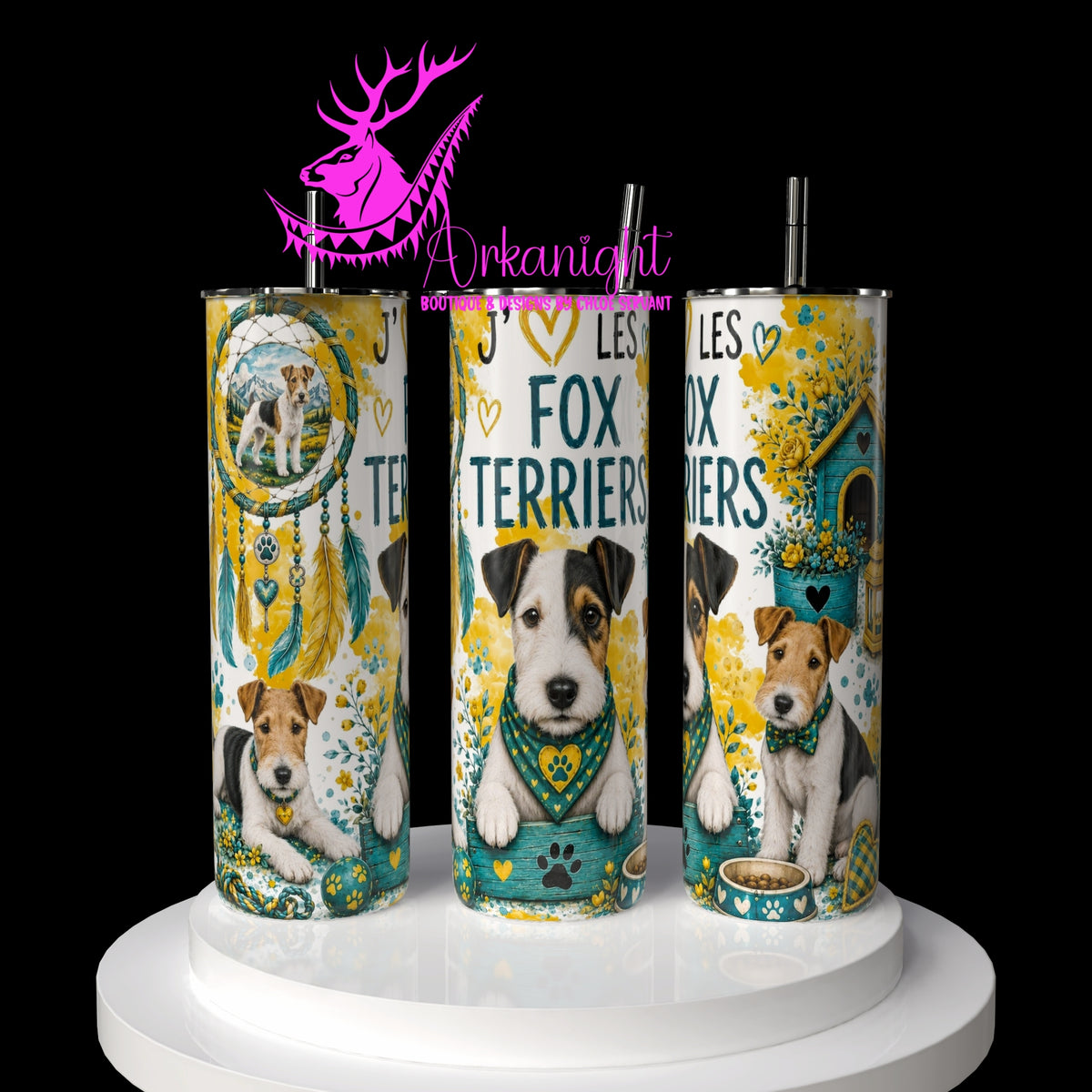 Numérique ♡Collection Boho 2026 ♡ Chiens ♡ Fox Terriers
