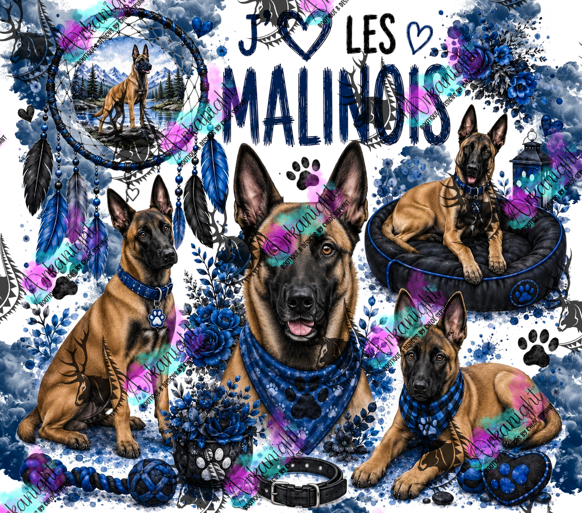 Numérique ♡Collection Boho 2026 ♡ Chiens ♡ Malinois