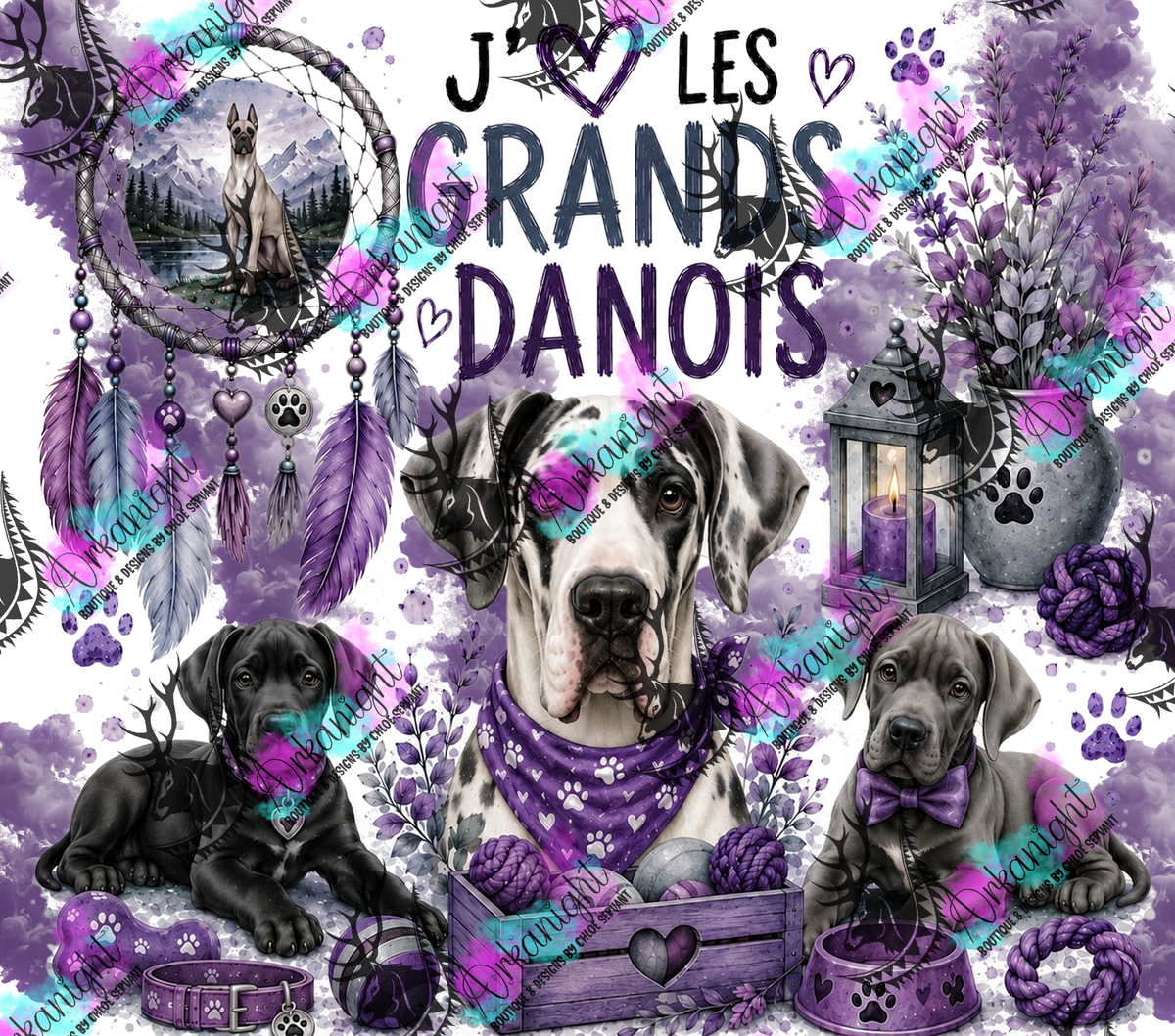 Numérique ♡Collection Boho 2026 ♡ Chiens ♡ Grands Danois