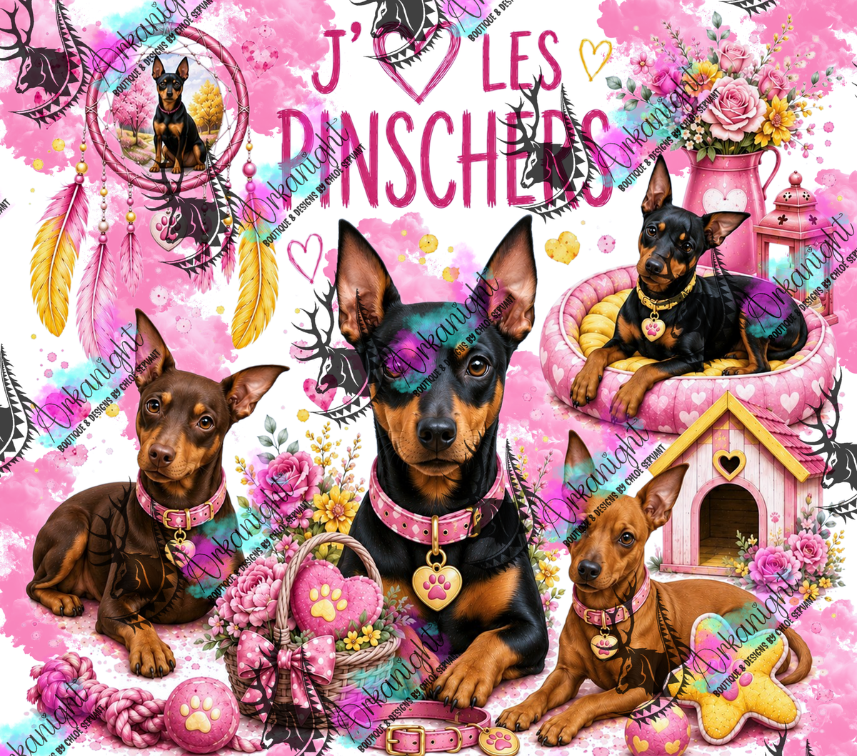 Numérique ♡Collection Boho 2026 ♡ Chiens ♡ Pinschers