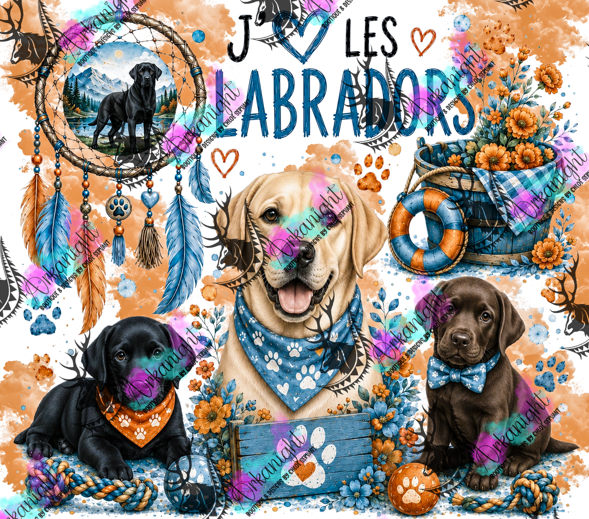 Numérique ♡Collection Boho 2026 ♡ Chiens ♡ Labradors