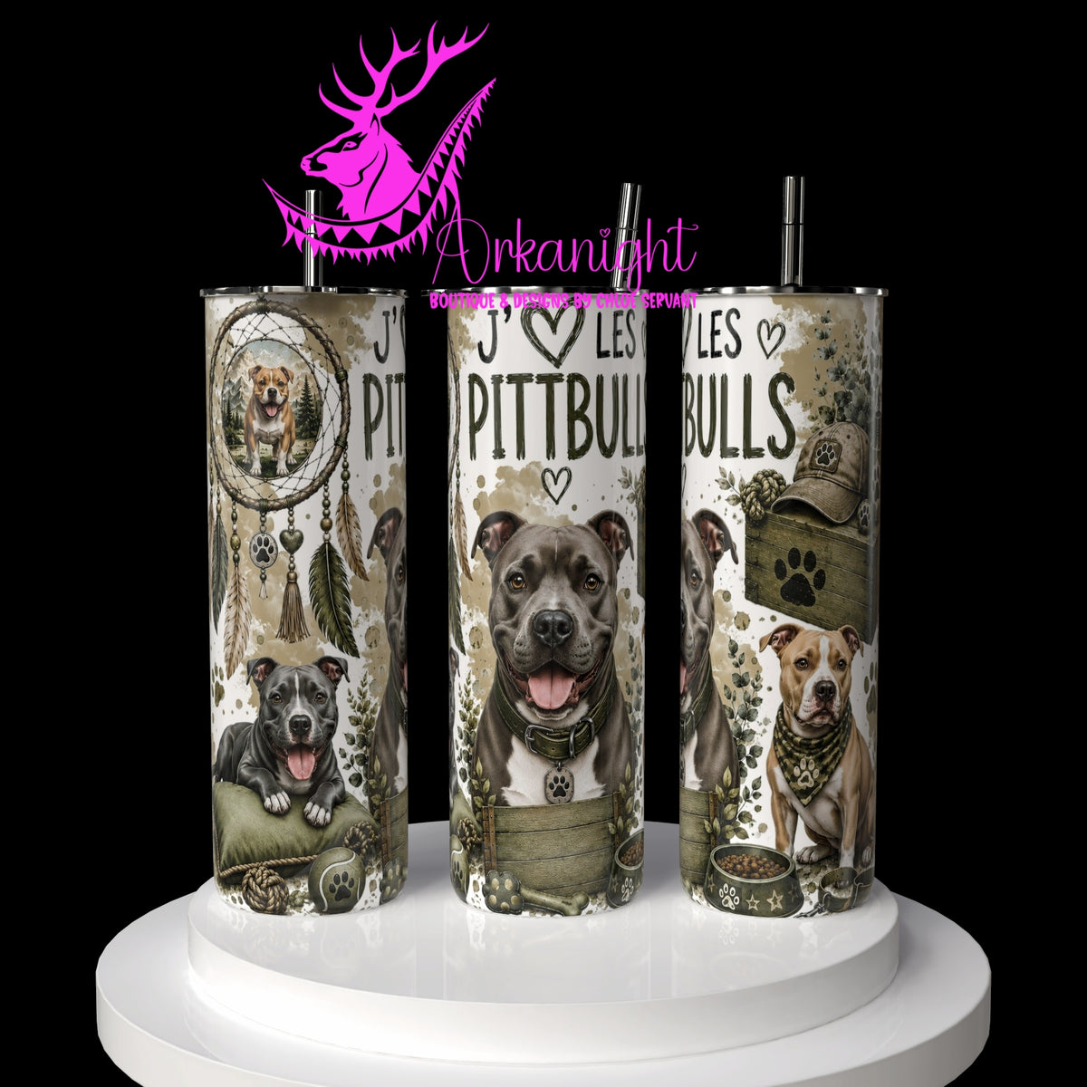 Numérique ♡Collection Boho 2026 ♡ Chiens ♡ Pittbull