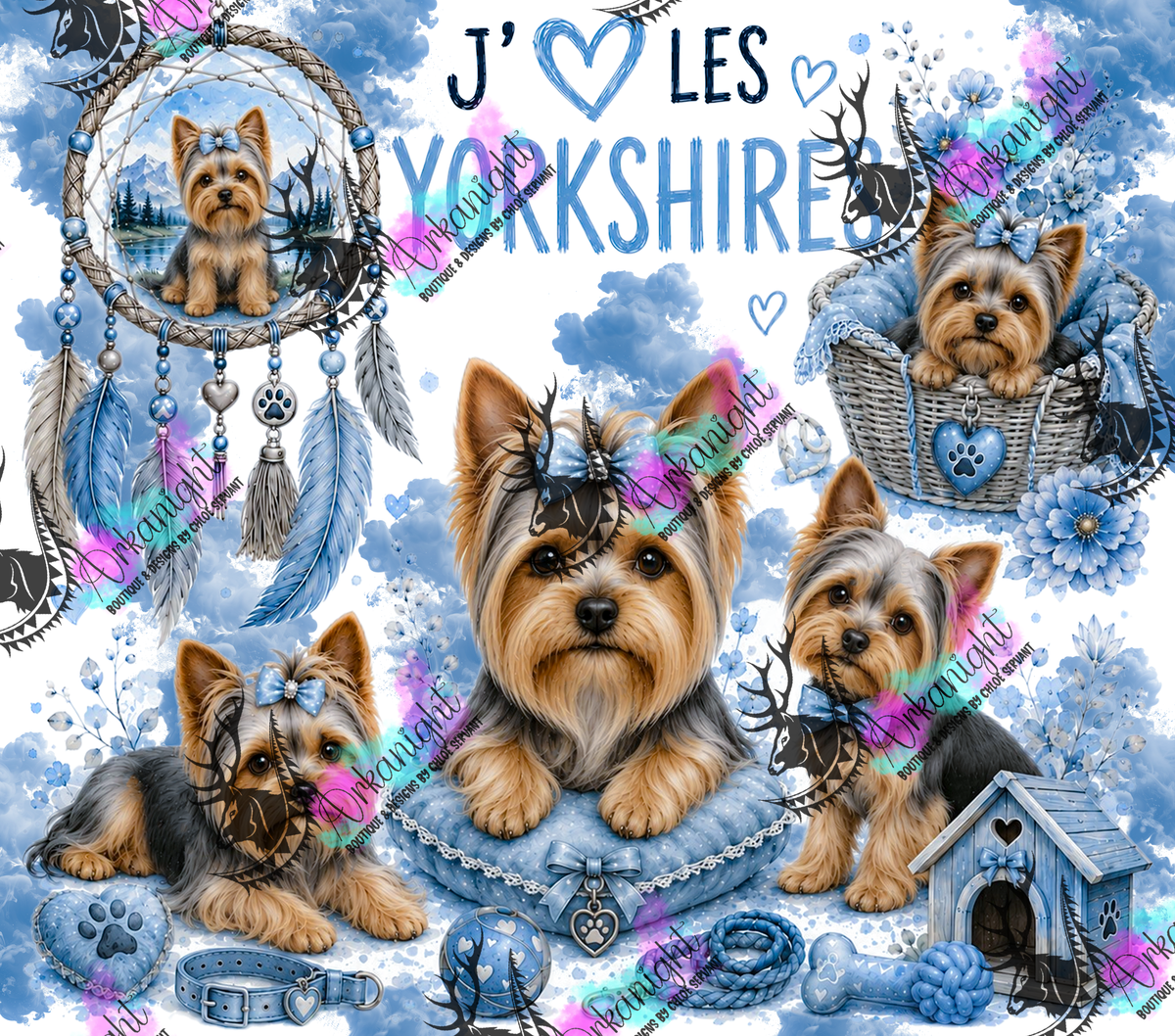 Numérique ♡Collection Boho 2026 ♡ Chiens ♡ Yorkshire