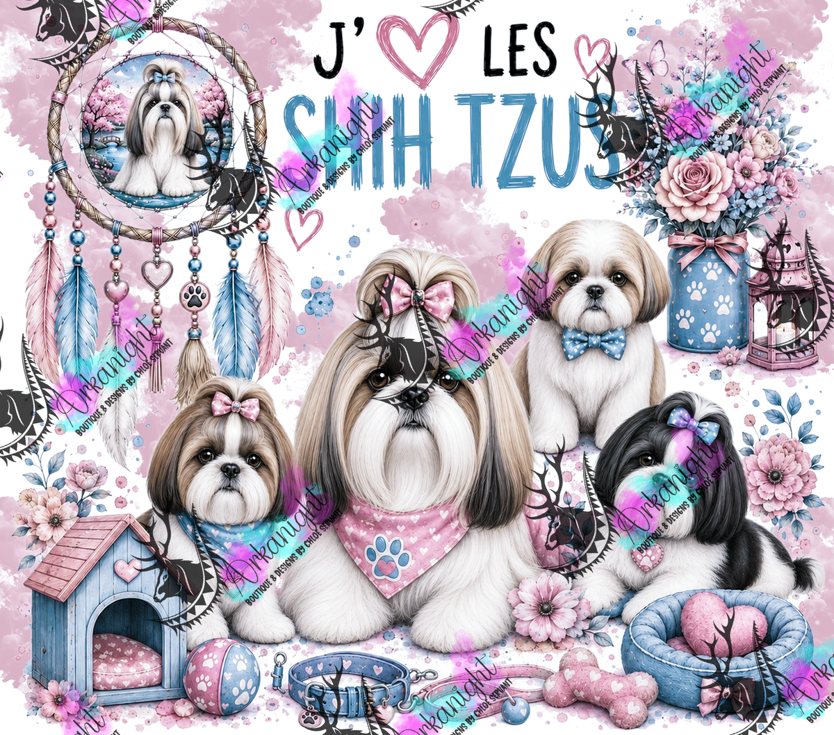 Numérique ♡Collection Boho 2026 ♡ Chiens ♡ Shih Tzus