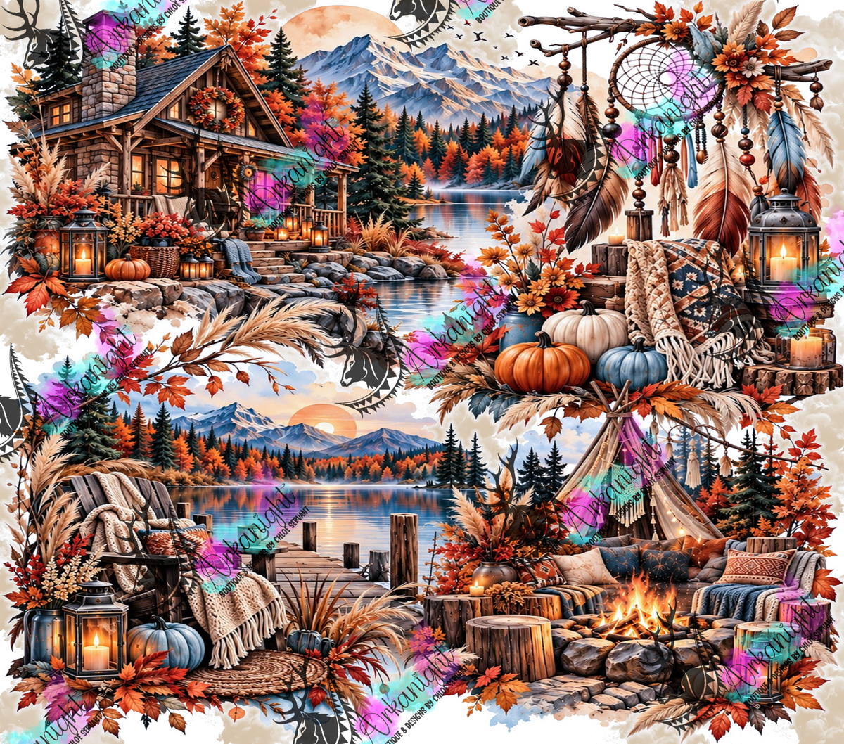Numérique ♡Collection Automne 2026 ♡ Paysage Boho - 01