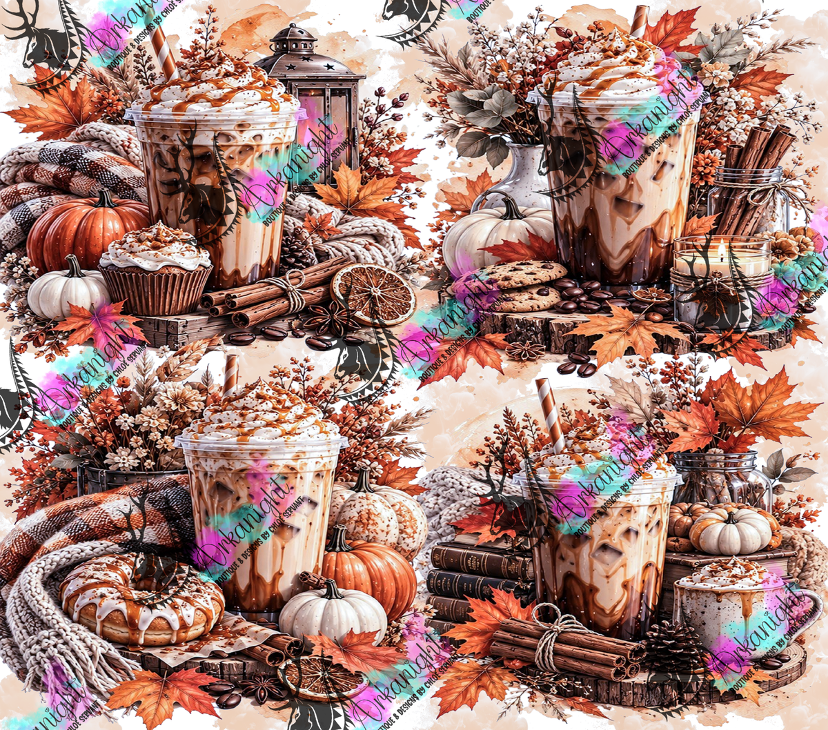 Numérique ♡Collection Automne 2026 ♡ Café Glacé orange