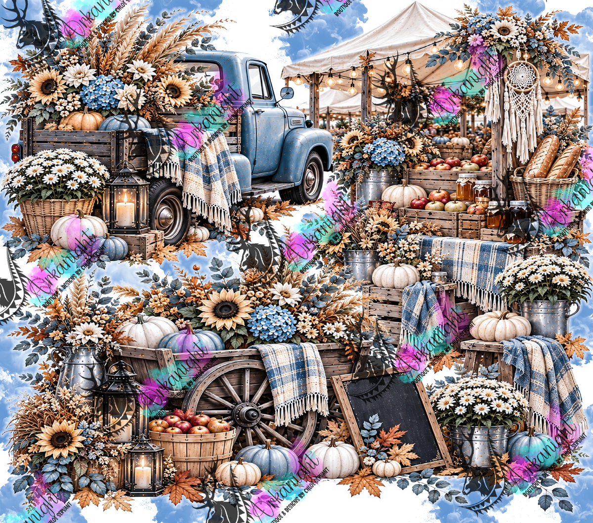 Numérique ♡Collection Automne 2026 ♡ Farmer's Market Bleu