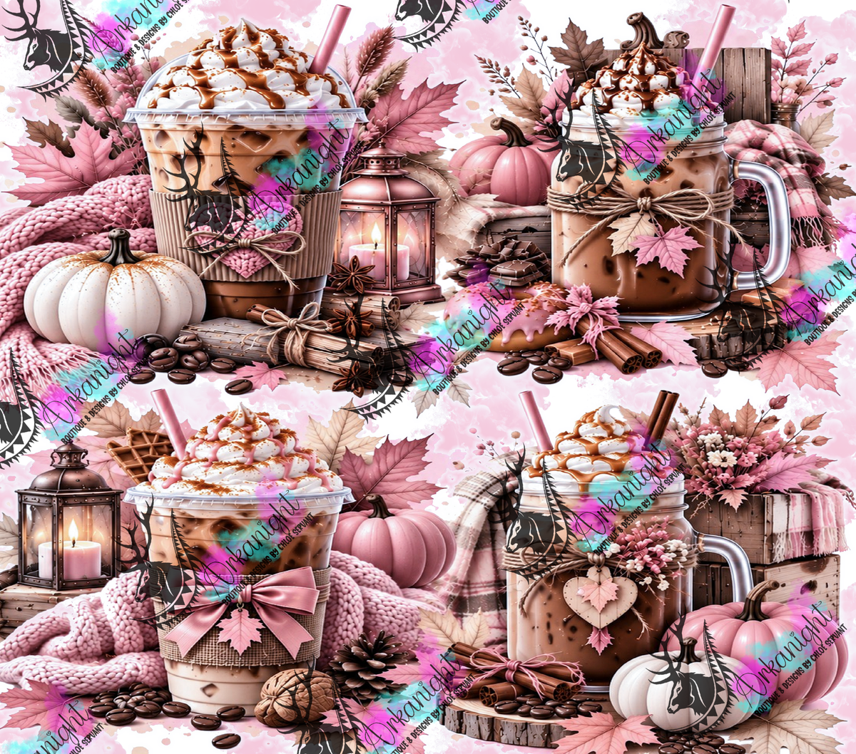 Numérique ♡Collection Automne 2026 ♡ Café Glacé Rose