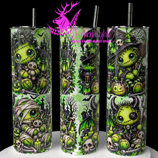 Numérique ♡Collection Halloween 2026 ♡ Voodo Monstre Horrifique Vert