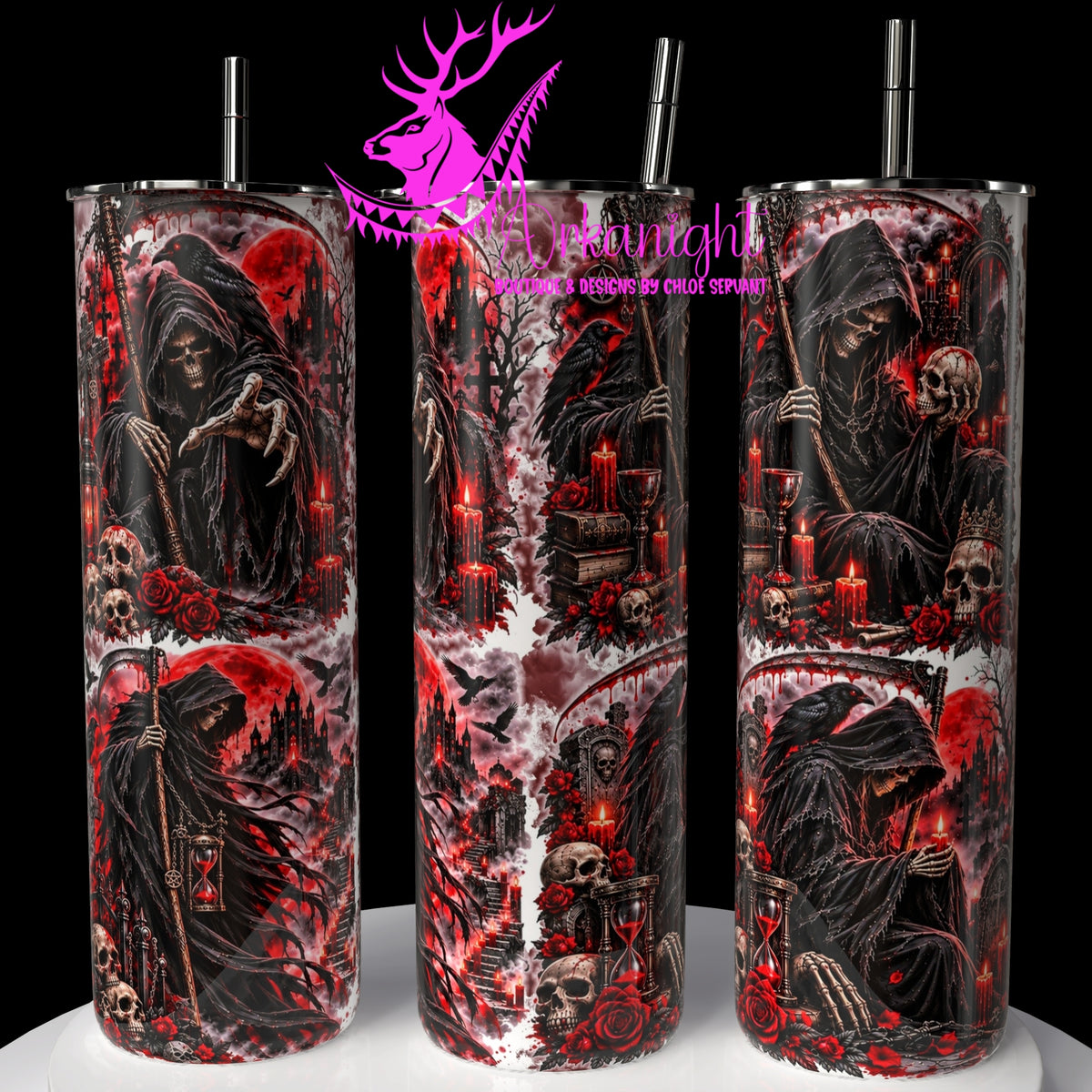 Numérique ♡Collection Halloween 2026 ♡ La Faucheuse Rouge