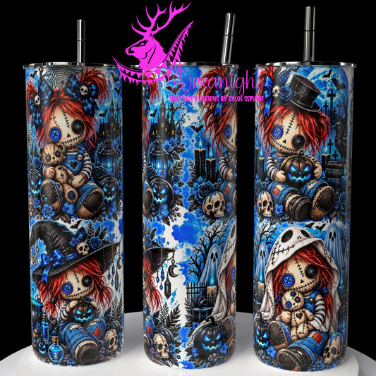 Numérique ♡Collection Halloween 2026 ♡ Voodo Poupée Horrifique Bleu