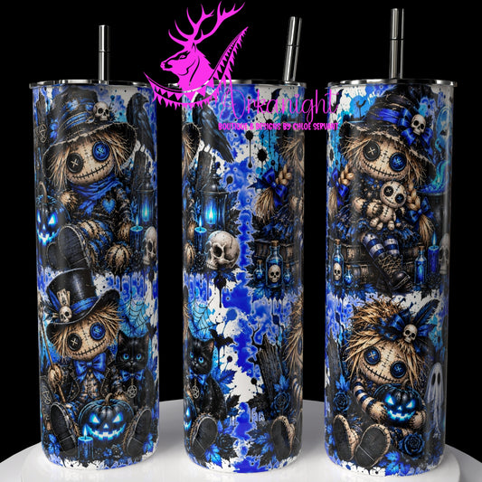 Numérique ♡Collection Halloween 2026 ♡ Voodo Épouvantails Horrifique Bleu