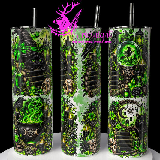 Gourde sur commande ♡ Collection Halloween 2026 ♡ Witchy Vibe's Vert