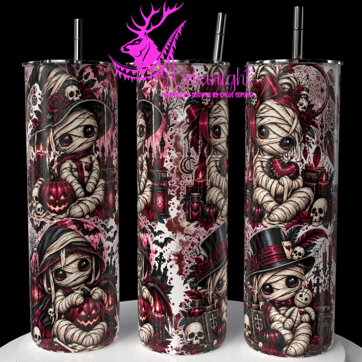 Numérique ♡Collection Halloween 2026 ♡ Voodo Momie Bourgogne