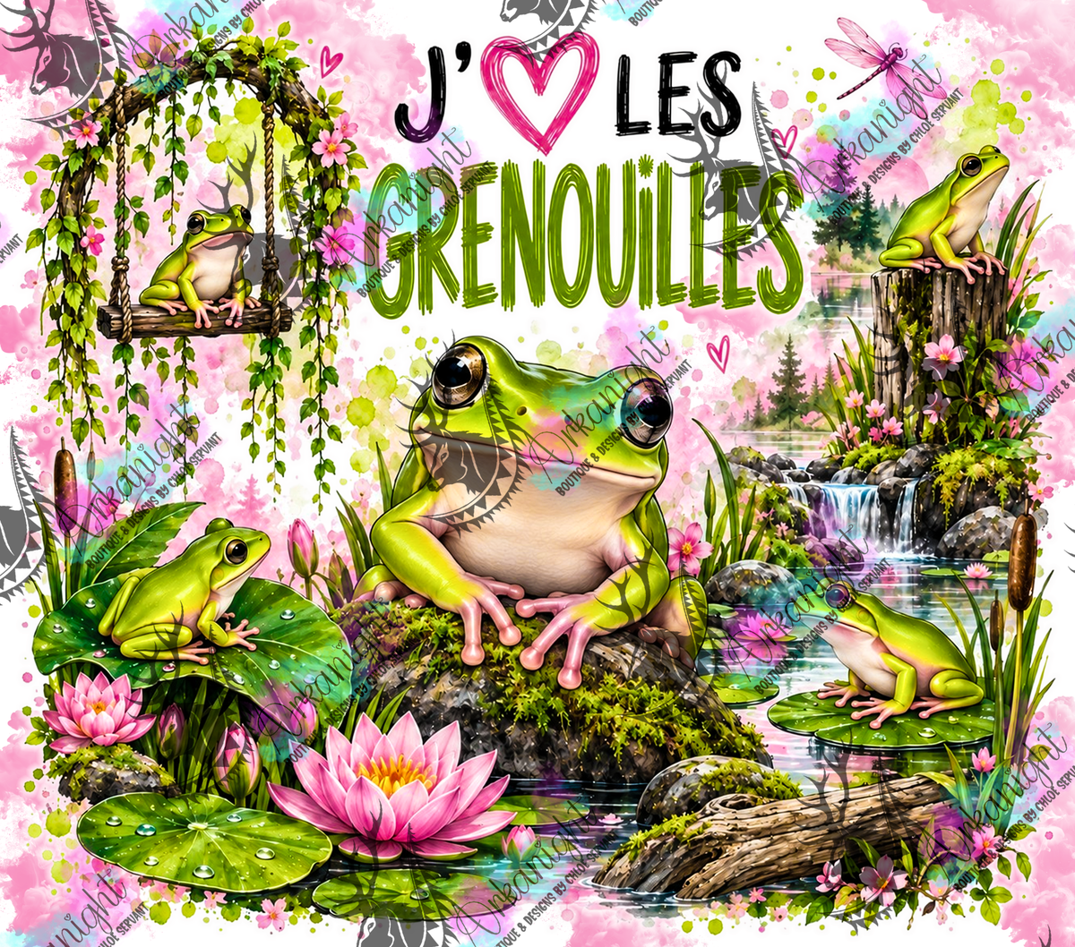 Numérique ♡Collection Boho 2026 ♡ J'aime les Grenouilles