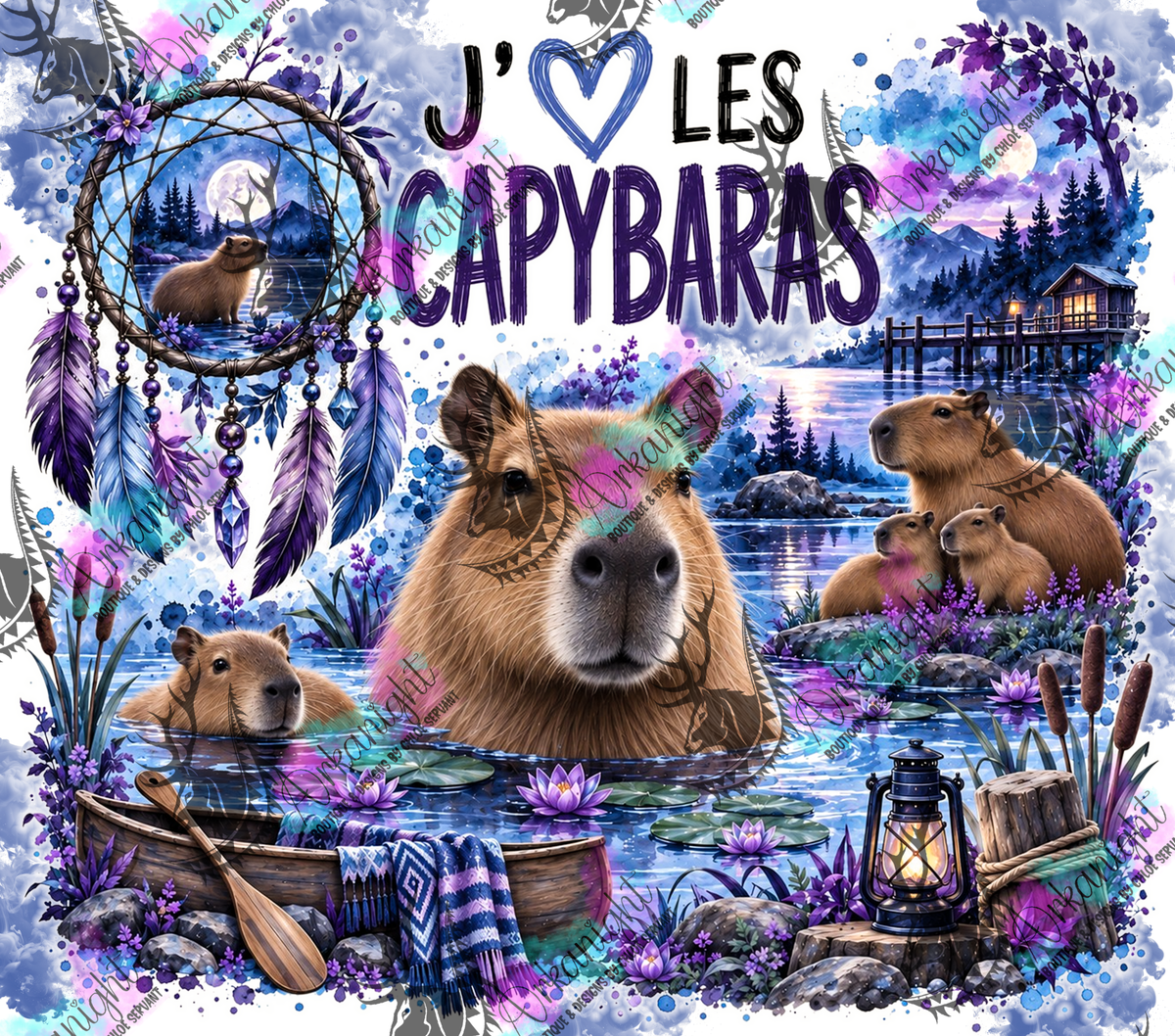 Numérique ♡Collection Boho 2026 ♡ J'aime les Capybaras