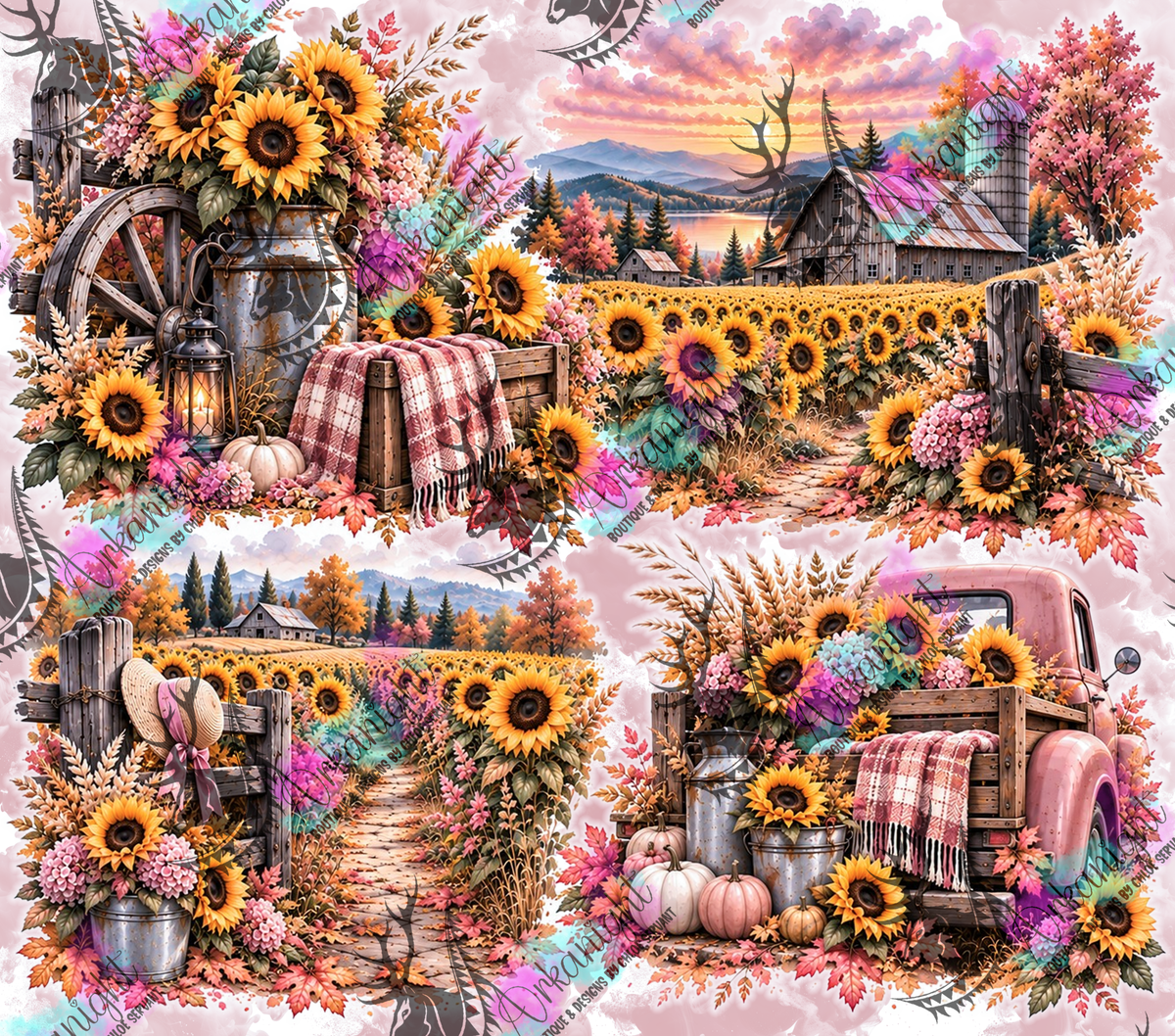 Numérique ♡Collection Automne 2026 ♡ Santier de tournesols ♡ 01