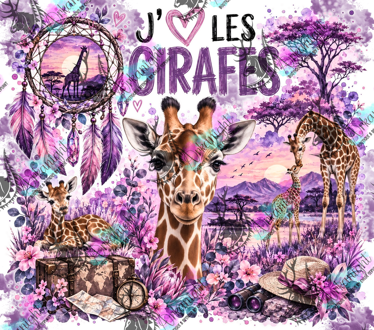 Numérique ♡Collection Boho 2026 ♡ J'aime les Girafes