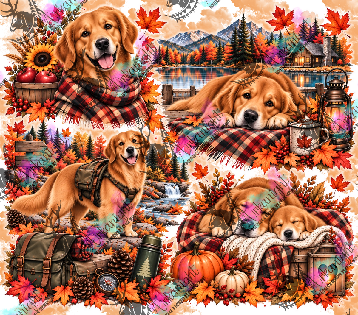 Numérique ♡Collection Automne 2026 ♡ Chiens ♡ Golden Retriever