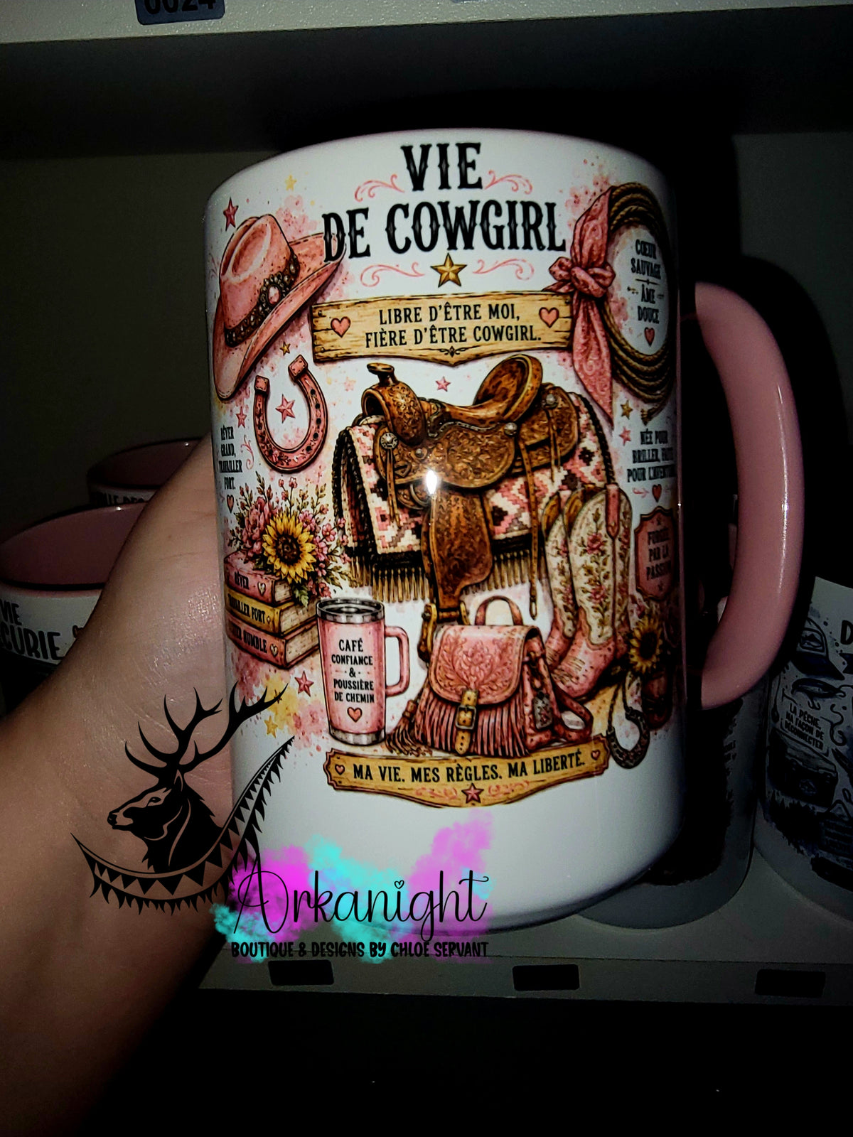 Tasse en céramique sur commande - Collection Occupation & Passion ♡ Vie de Cowgirl