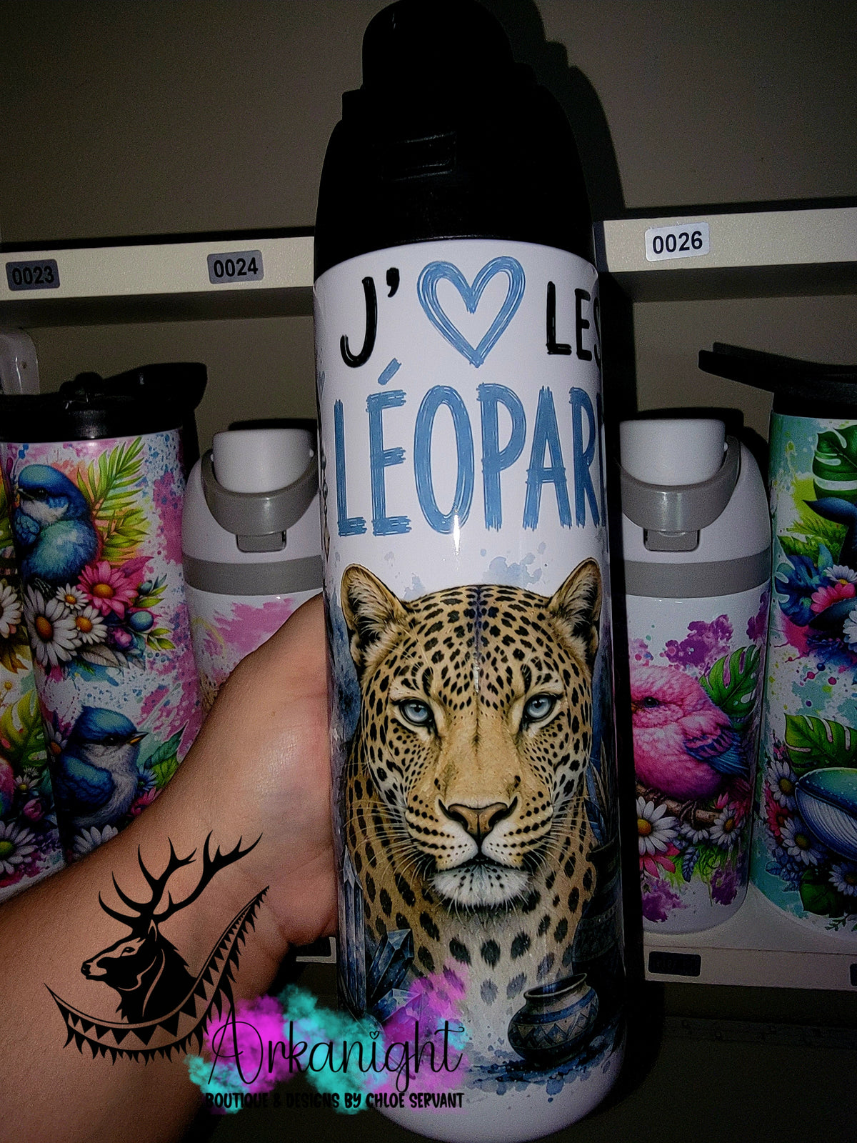 Owala DUPE 24 oz sur commande - Collection Boho 2026 ♡ Animaux ♡ Léopard