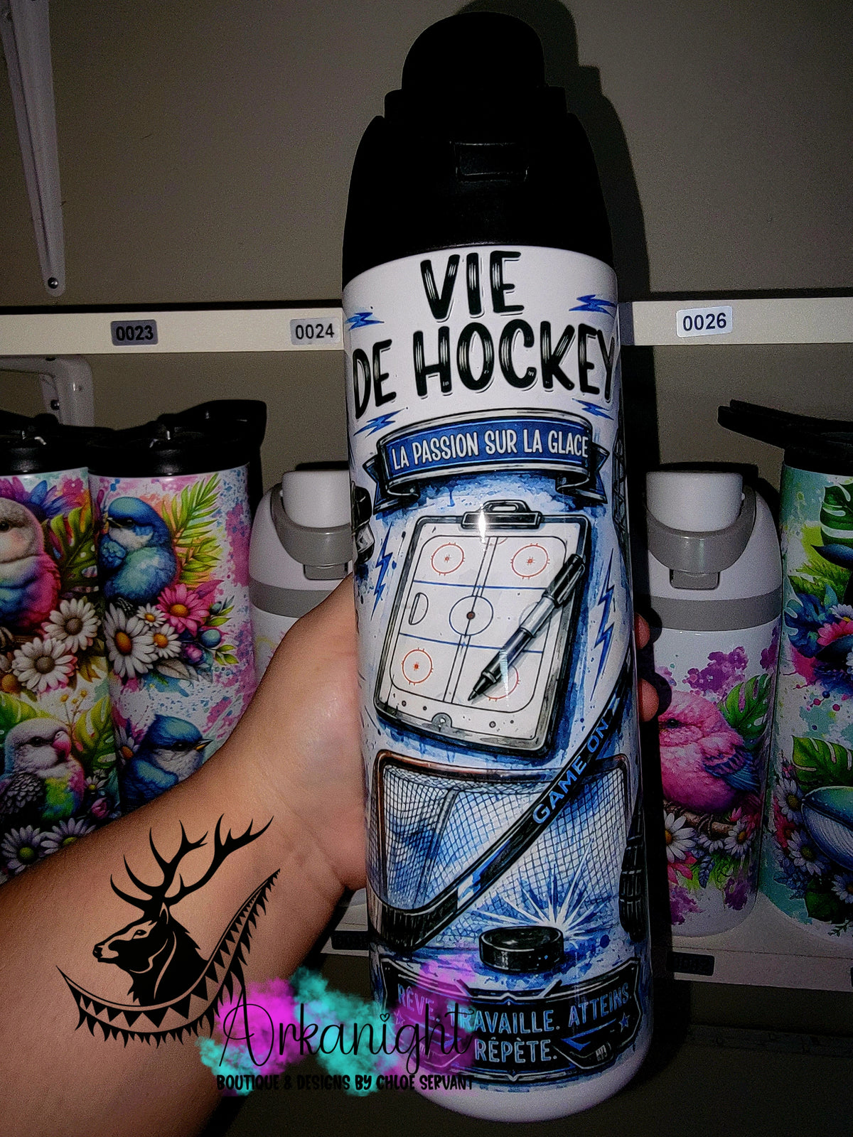 Owala DUPE 24 oz sur commande - Collection Occupations & Passions ♡ Vie de Hockey