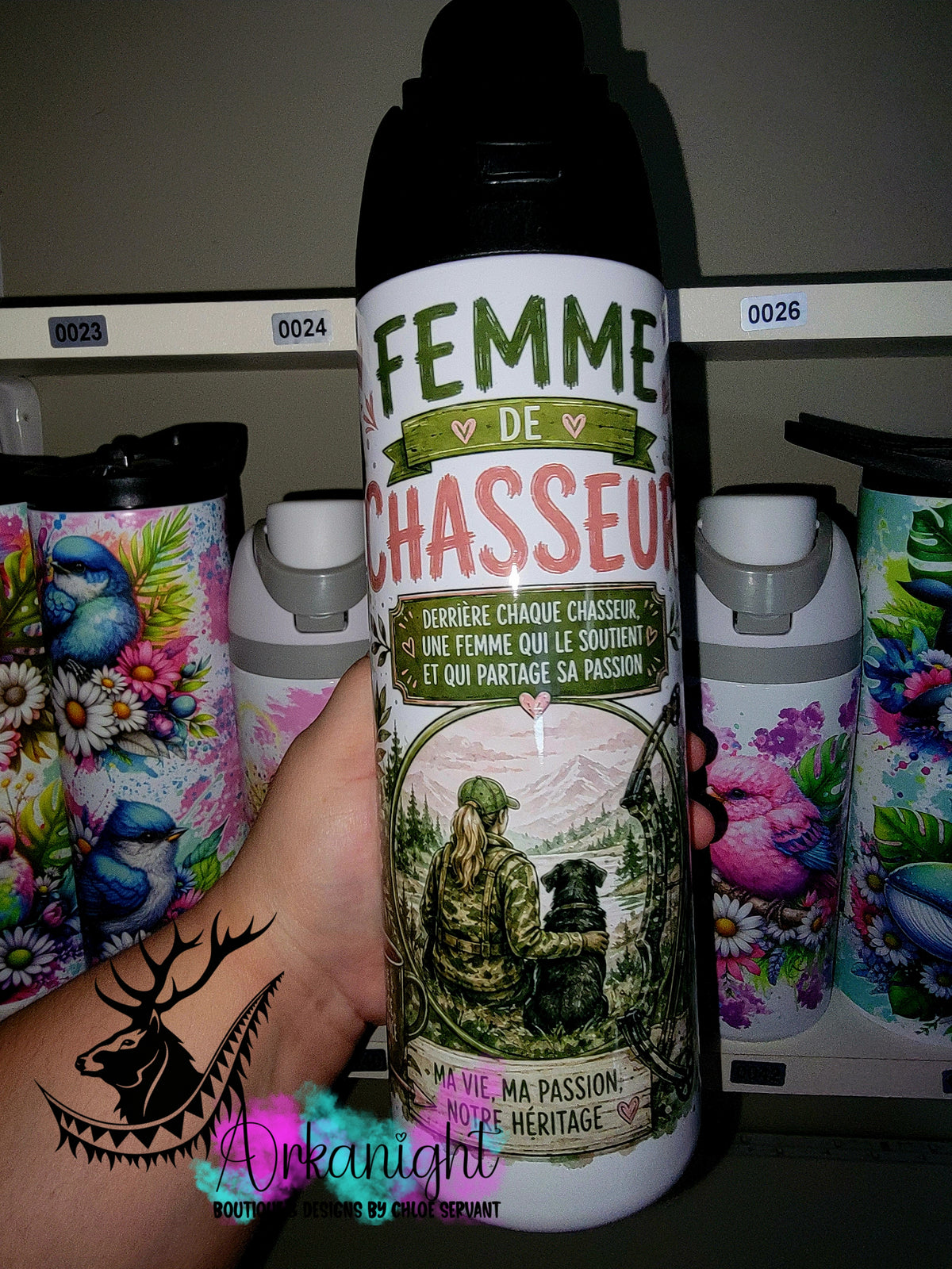 Owala DUPE 24 oz sur commande - Collection Occupations & Passions ♡ Femme de Chasseur