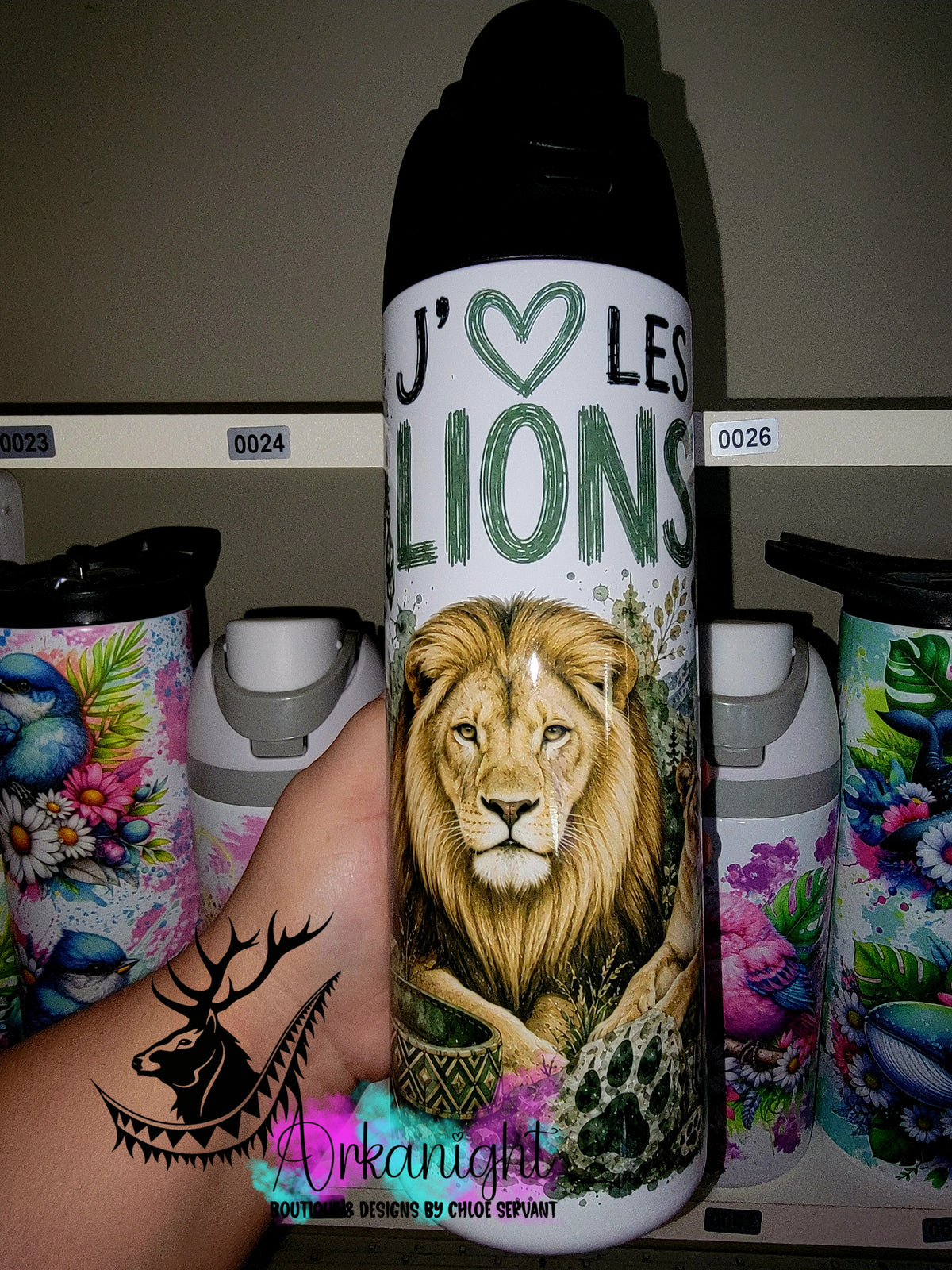 Owala DUPE 24 oz sur commande - Collection Boho 2026 ♡ Animaux ♡ Lions
