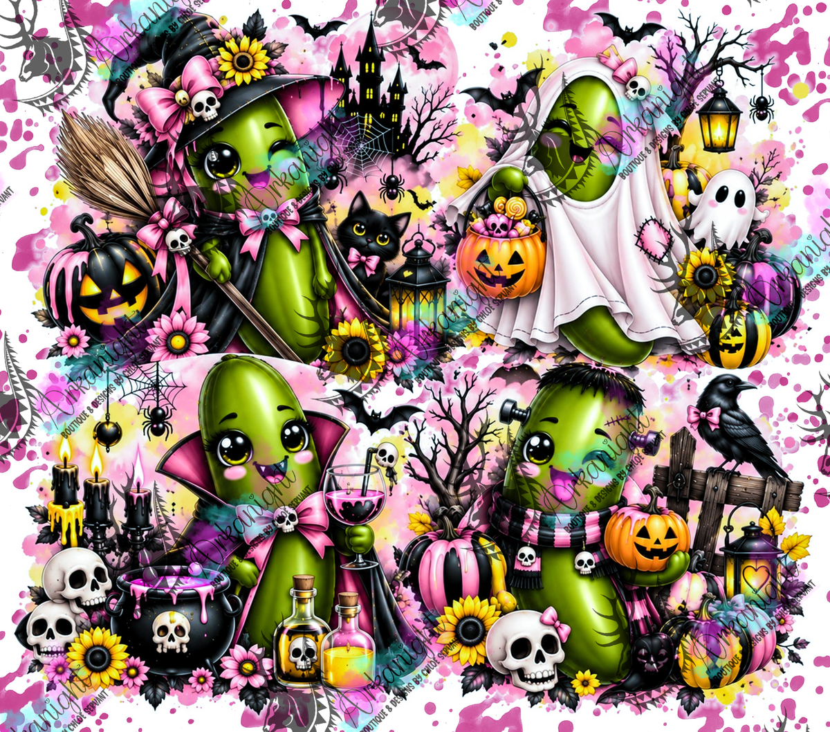 Numérique ♡Collection Halloween 2026 ♡ Cornichons ♡ Rose & Jaune