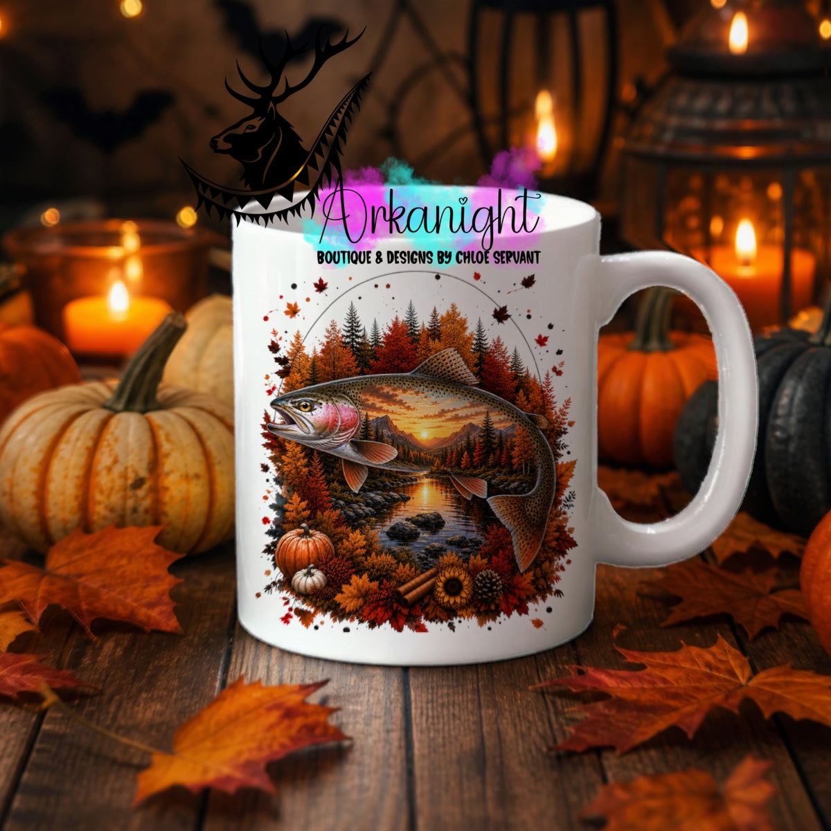 Tasse en céramique sur commande - Collection Automne 2026 ♡ Double Exposition ♡ Truite