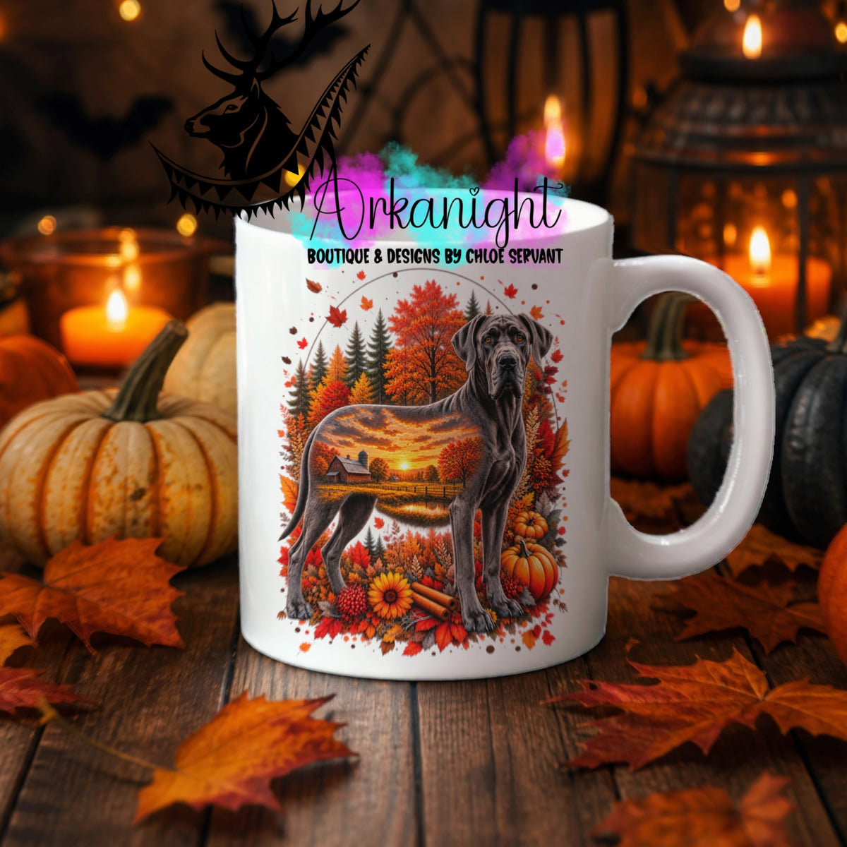 Numérique - Tasse en céramique - Collection Automne 2026 ♡ Double Exposition ♡ Grand Danois