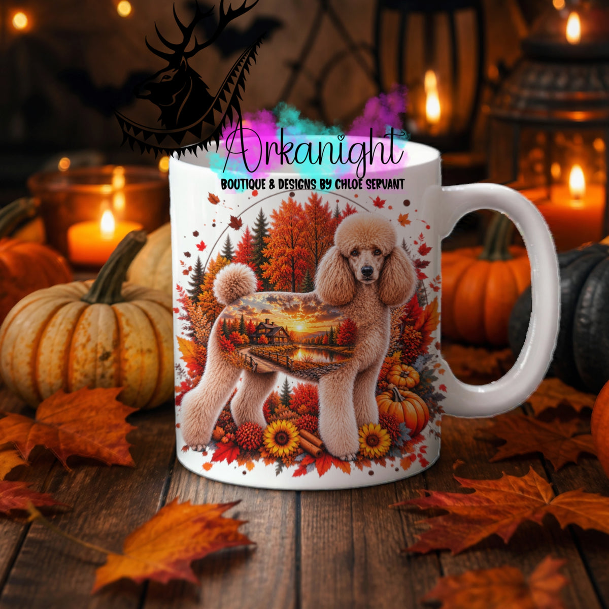 Numérique - Tasse en céramique - Collection Automne 2026 ♡ Double Exposition ♡ Caniche Royale