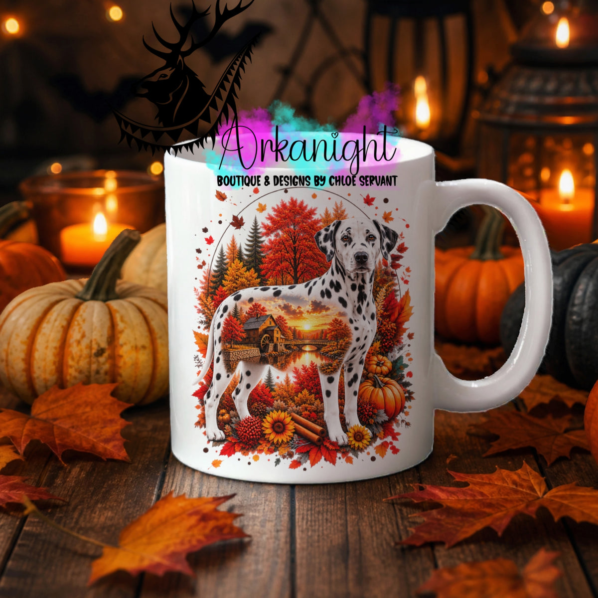 Tasse en céramique sur commande - Collection Automne 2026 ♡ Double Exposition ♡ Dalmatiens