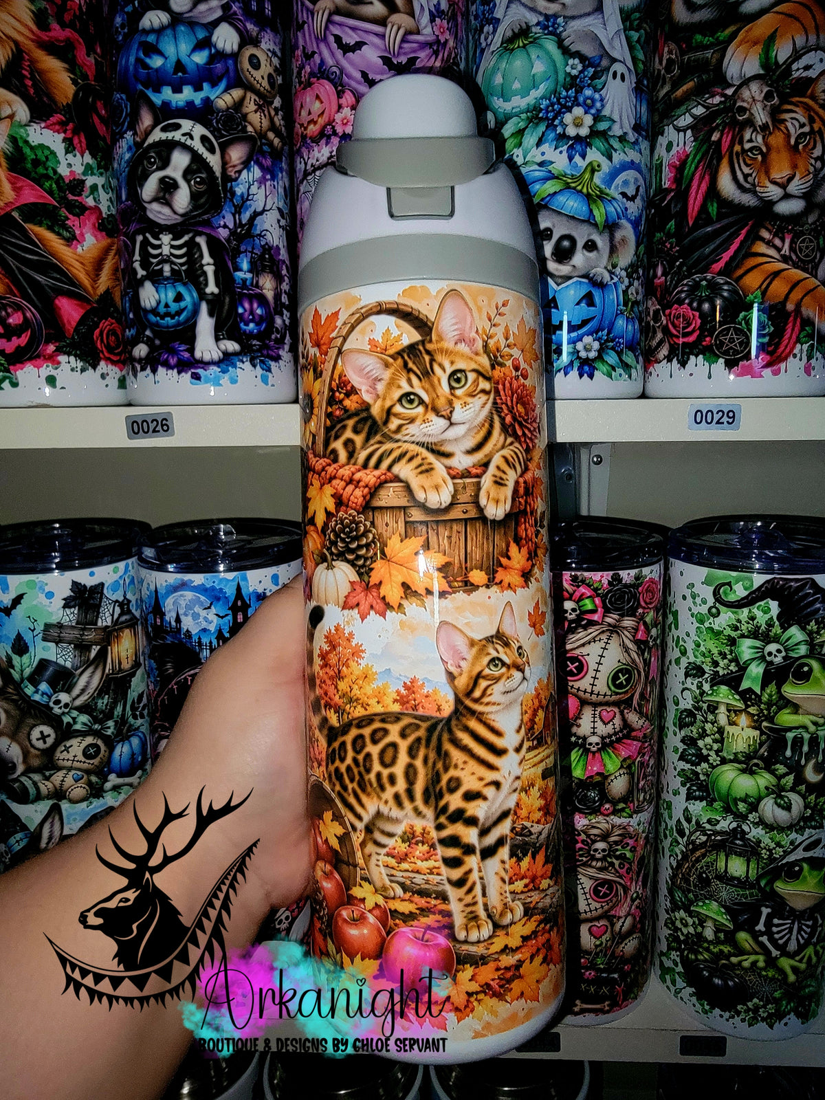 Owala DUPE 24 oz sur commande - Collection Automne 2026 - Chats Bengals