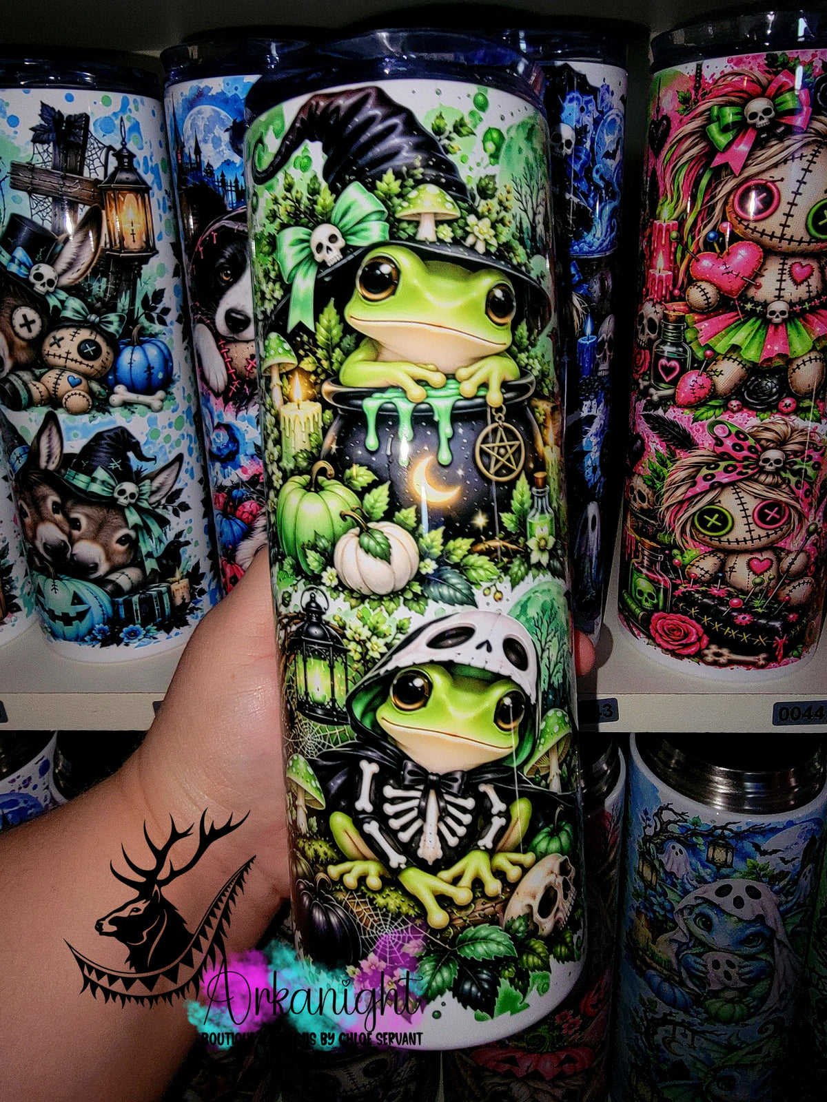 Gourde sur commande ♡ Collection   Halloween 2026 ♡ Animaux ♡ Grenouille