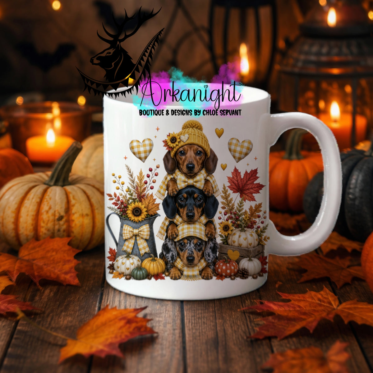 Tasse en céramique sur commande - Collection Automne 2026 ♡ Trio ♡ Teckels